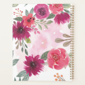 2024 Monogramm Aquarellfarben wöchentlich Planer (Rückseite)