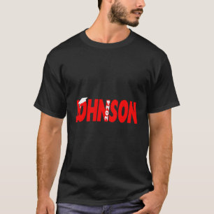 2024 Nachname Team Johnson Family Abschluss Red T-Shirt