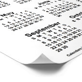 2024 Nebraska Sandhills Calendar von Janz Poster (Ecke)