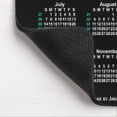 2024 Neon White 52 Weeks ISO Calendar by Janz Mousepad (Ecke)