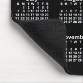 2024 Neon White Large Print Calendar von Janz Mousepad (Ecke)