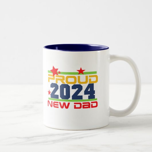 2024 Neue Dad-Tasse Zweifarbige Tasse (Rechts)