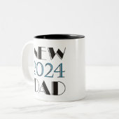 2024 Neue Dad-Tasse Zweifarbige Tasse (Vorderseite Links)