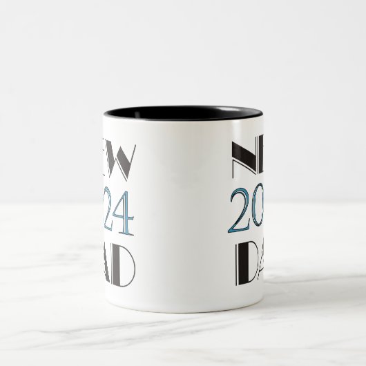 2024 Neue Dad-Tasse Zweifarbige Tasse (Mittel)