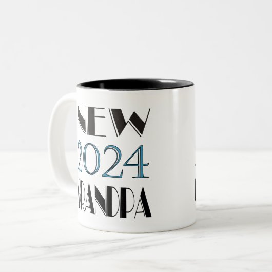 2024 Neue Großpa-Tasse Zweifarbige Tasse (Vorderseite Links)