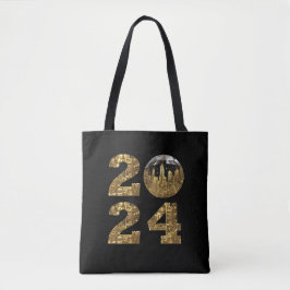 2024-Neue Jahre-Ball-NYC Gold- Tasche