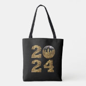 2024-Neue Jahre-Ball-NYC Gold- Tasche (Rückseite)
