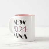 2024 Neue Nana-Tasse Zweifarbige Tasse (Vorderseite Links)
