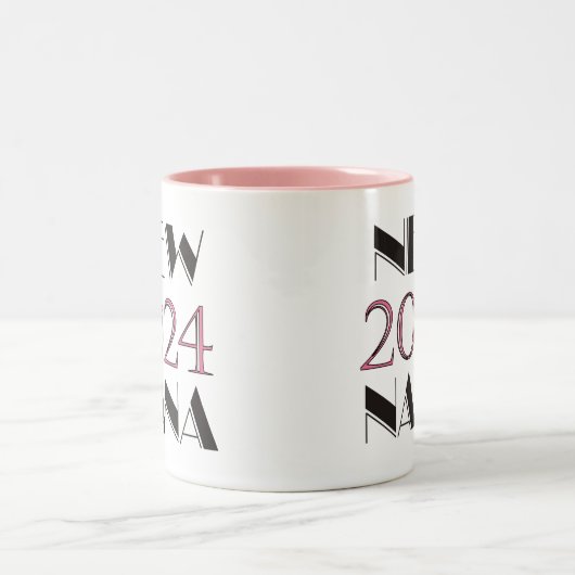 2024 Neue Nana-Tasse Zweifarbige Tasse (Mittel)