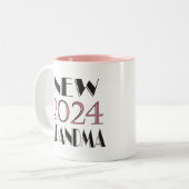 2024 Neue Oma-Tasse Zweifarbige Tasse (Vorderseite Links)