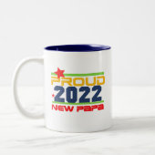 2024 - Neue Papa-Tasse Zweifarbige Tasse (Links)