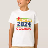 2024 Neue T - Shirt für den stolz-proud-Cousin (Vorderseite)