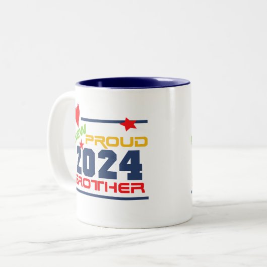 2024 Neue Tasse des Proud Brother (Vorderseite Links)