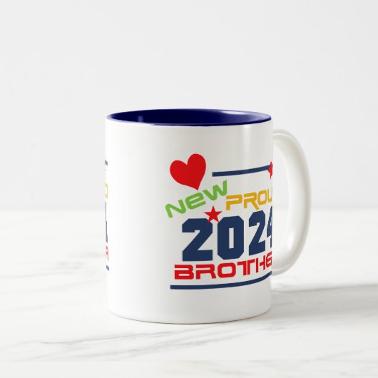 2024 Neue Tasse des Proud Brother (VorderseiteRechts)