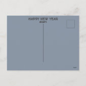 2024 NEUES JAHR FEIERTAGSPOSTKARTE (Rückseite)