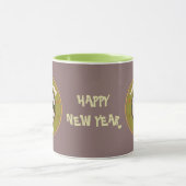 2024 NEUES JAHR GREETING WISH TASSE (Zentrum)
