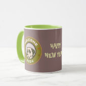 2024 NEUES JAHR GREETING WISH TASSE (Vorderseite Links)