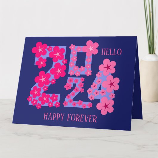 2024 NEUES JAHR VON SISTER KARTE (Vorderseite)