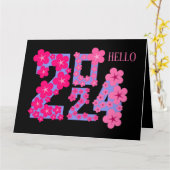 2024 NEUES JAHR VON SISTER KARTE (Gelbe Blume)