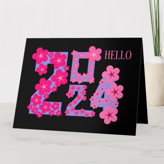 2024 NEUES JAHR VON SISTER KARTE (Vorderseite)