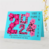 2024 NEUES JAHR VON SISTER KARTE (Gelbe Blume)