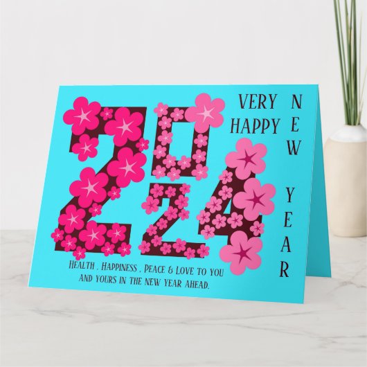 2024 NEUES JAHR VON SISTER KARTE (Vorderseite)