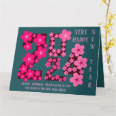 2024 NEUES JAHR VON SISTER KARTE (Gelbe Blume)