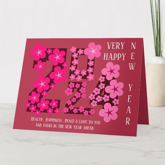 2024 NEUES JAHR VON SISTER KARTE (Vorderseite)