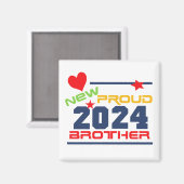 2024 Neues Proud Brother Magnet (Vorderseite/Rückseite)