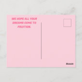 2024 NEUJAHR GREETING MAMA VATER SISTER BROTHER BO POSTKARTE (Rückseite)