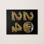 2024 New Years-Ball-NYC Gold- Puzzle (Horizontal)