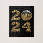 2024 New Years-Ball-NYC Gold- Puzzle (Vertikal)