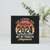 2024 nicht mehr mein Problem Einladung (Stehend Vorderseite)