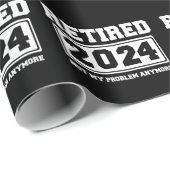 2024 nicht mehr mein Problem Geschenkpapier (Rolleneckpunkt)