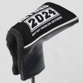 2024 nicht mehr mein Problem Golf Headcover (3/4 Vorderseite)