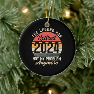 2024 nicht mehr mein Problem Keramik Ornament