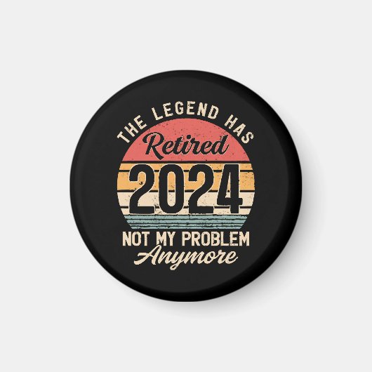 2024 nicht mehr mein Problem Magnet (Vorne)