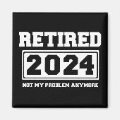 2024 nicht mehr mein Problem Magnet (Vorne)