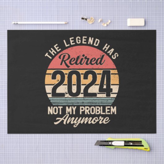 2024 nicht mehr mein Problem Seidenpapier (Handwerk)