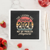 2024 nicht mehr mein Problem Serviette (Beispiel)