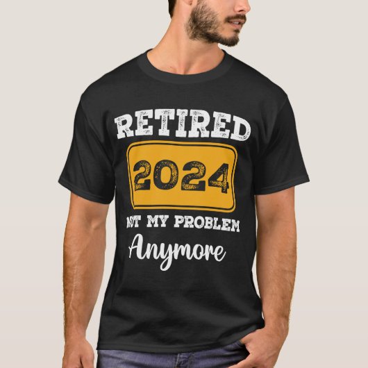 2024 nicht mehr mein Problem T-Shirt (Vorderseite)