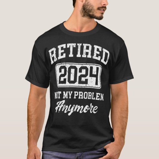 2024 nicht mehr mein Problem T-Shirt (Vorderseite)