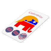 2024 nie Trump Thunder_Cove Magnet (Linke Seite)