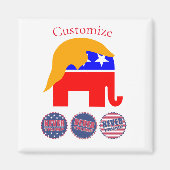 2024 nie Trump Thunder_Cove Magnet (Vorne)