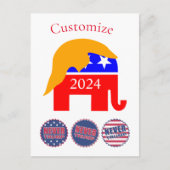2024 nie Trump Thunder_Cove Postkarte (Vorderseite)