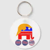 2024 nie Trump Thunder_Cove Schlüsselanhänger (Vorderseite)