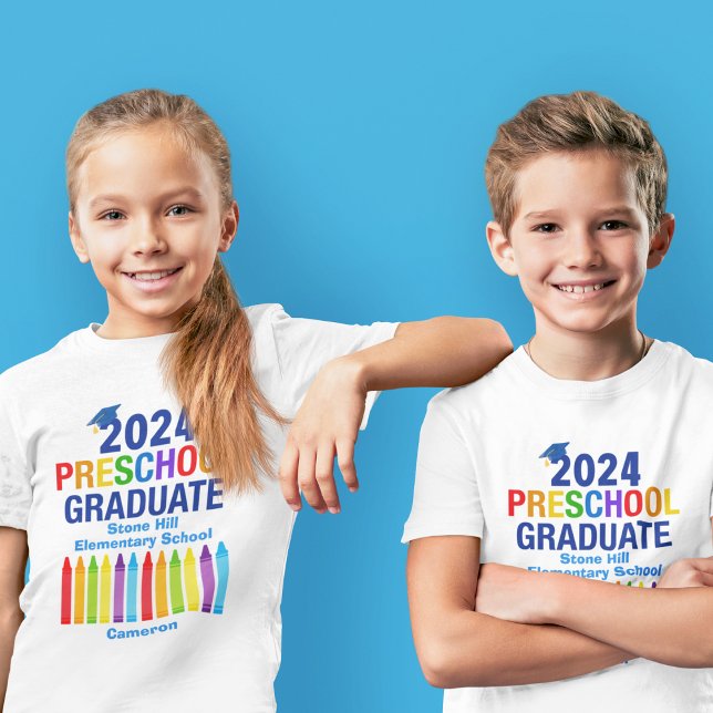2024 Niedliche Schulkinder im Vorschulalter T-Shirt (Von Creator hochgeladen)