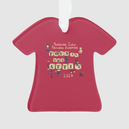2024 NIPE-Spielzeug im Dachgeschoss Ornament (Vorderseite)