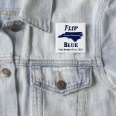 2024 North Carolina Blue gedreht Button (Beispiel)