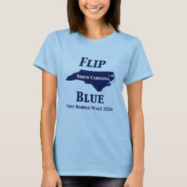 2024 North Carolina Blue gedreht T-Shirt